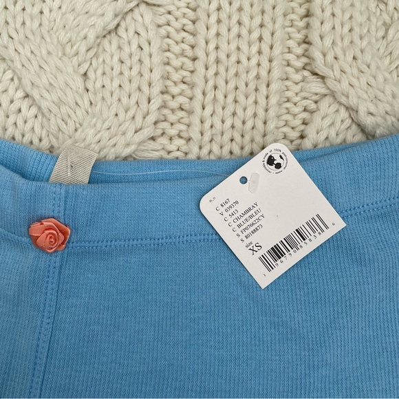 NWT - Free People Intimately Ribbed Pajama Shorts - Picture 2 of 7